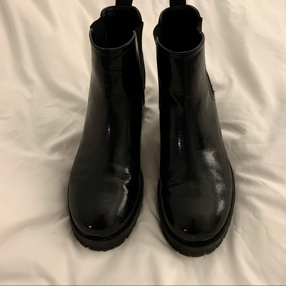 LF Jane and the Shoe Black Patent Chelsea Booties - Picture 5 of 9